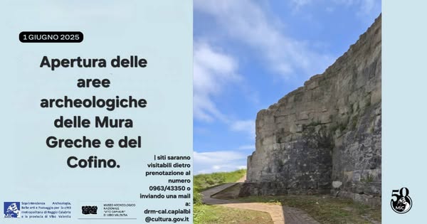 Estate 2025: il Museo archeologico nazionale “Vito Capialbi” apre alla fruizione le aree archeologiche del Parco archeologico urbano di Vibo Valentia
